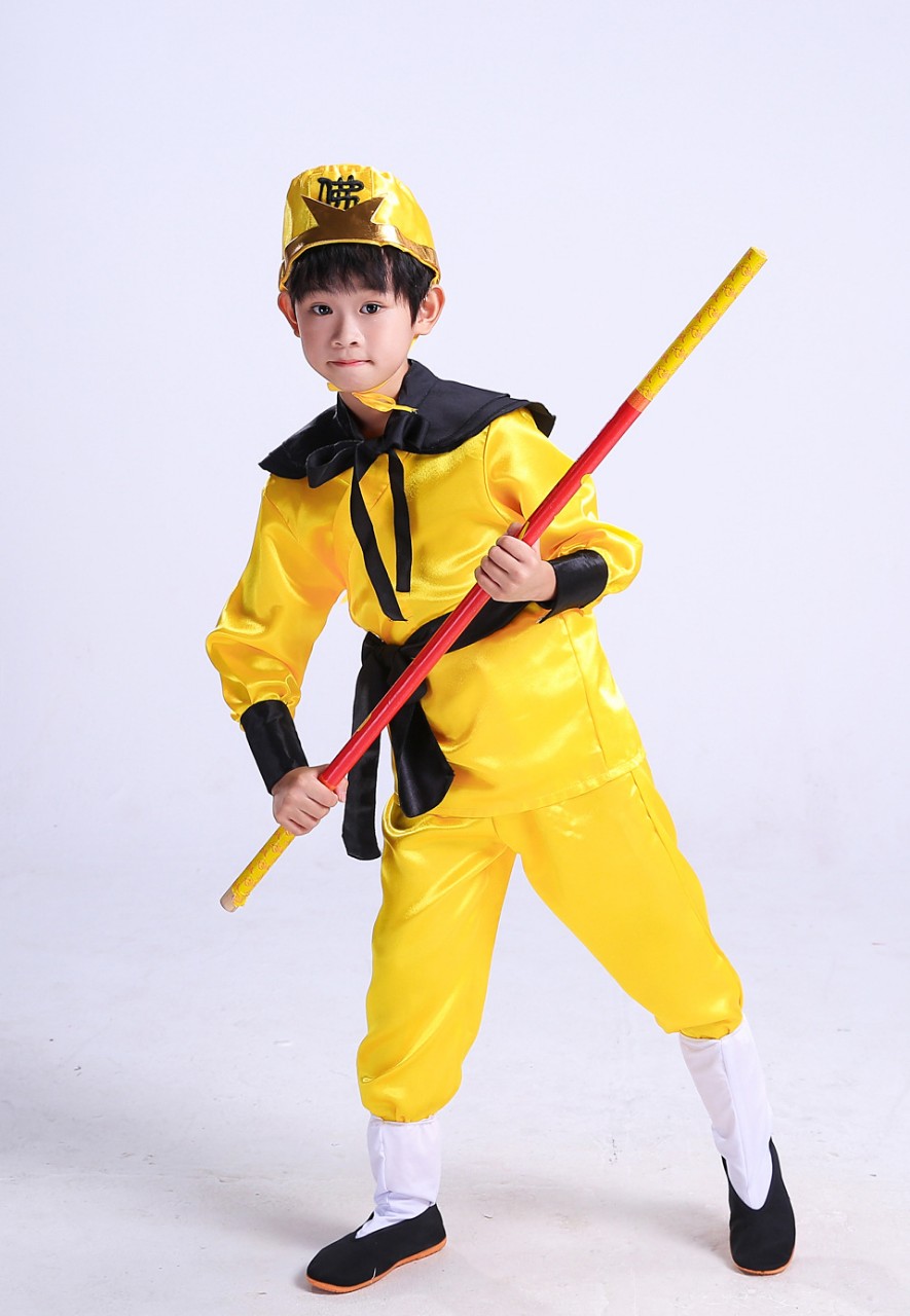 Trang Phục Tôn Ngộ Không Trẻ Em Bộ Thỉnh Kinh, Quần Áo Tôn Ngộ Không Dành Cho Trẻ Em phù hợp với các tiết mục game show, ngày tết, tất niên, trung thu, khai trương, hài kịch