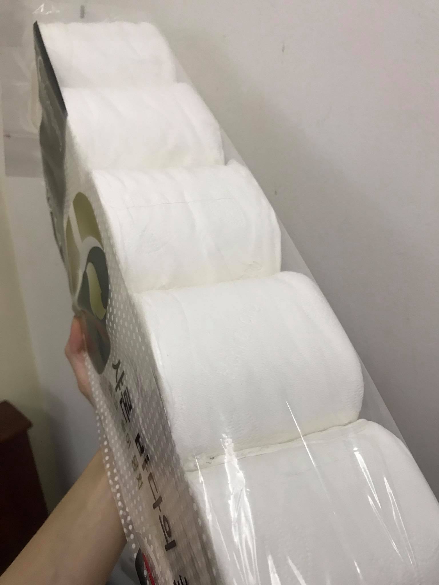 Giấy vệ sinh Hoàng Long không lõi (10 cuộn)