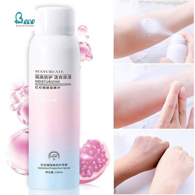 Xịt Chống Nắng Trắng Da Maycreate