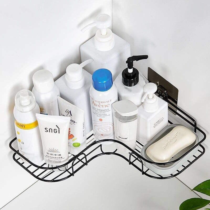 Kệ góc dán tường nhà tắm bằng sắt siêu chắc