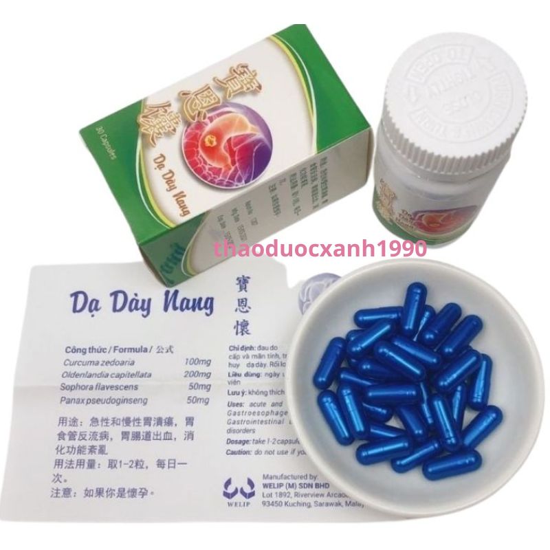 Dạ Dày Nang 30 Viên- ĐI.ỀU TR Ị DẠ DÀY