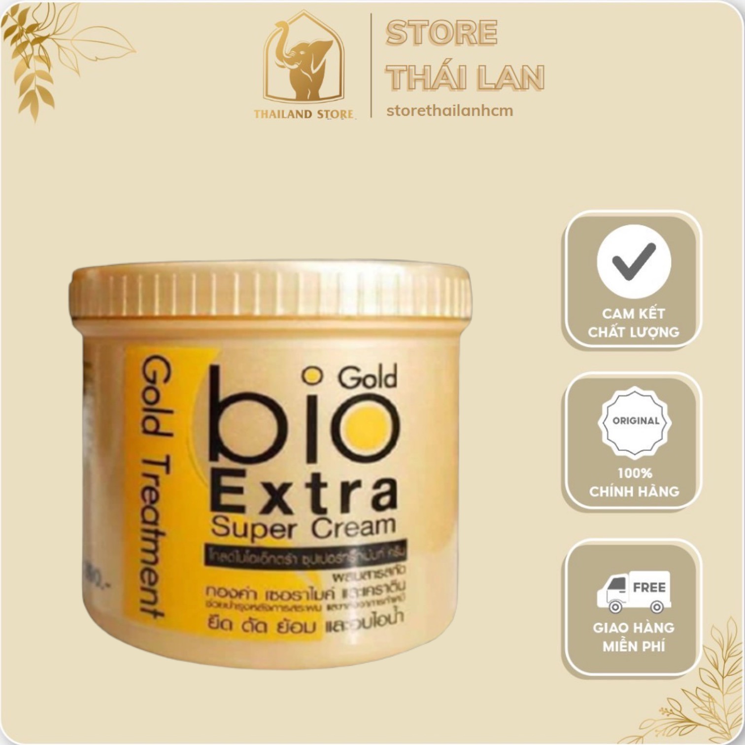 Ủ tóc bio extra gold dạng hũ 500ml