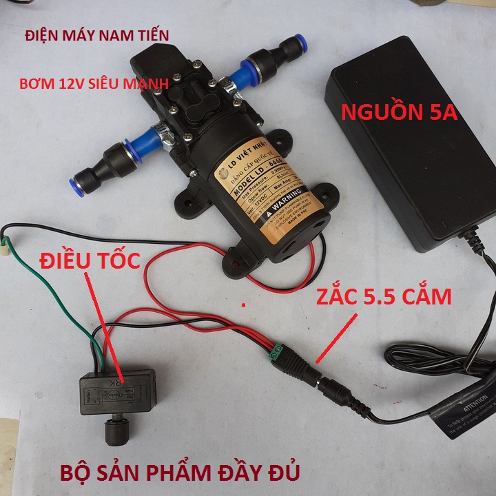 bộ máy bơm tăng áp mini tự động ngắt 12v kèm nguồn | máy bơm 12v tăng áp lực nước tự động ngắt | máy bơm tăng áp lực nước mini | máy bơm tăng áp | máy bơm tăng áp mini 12v | máy bơm mini 12v phun sương