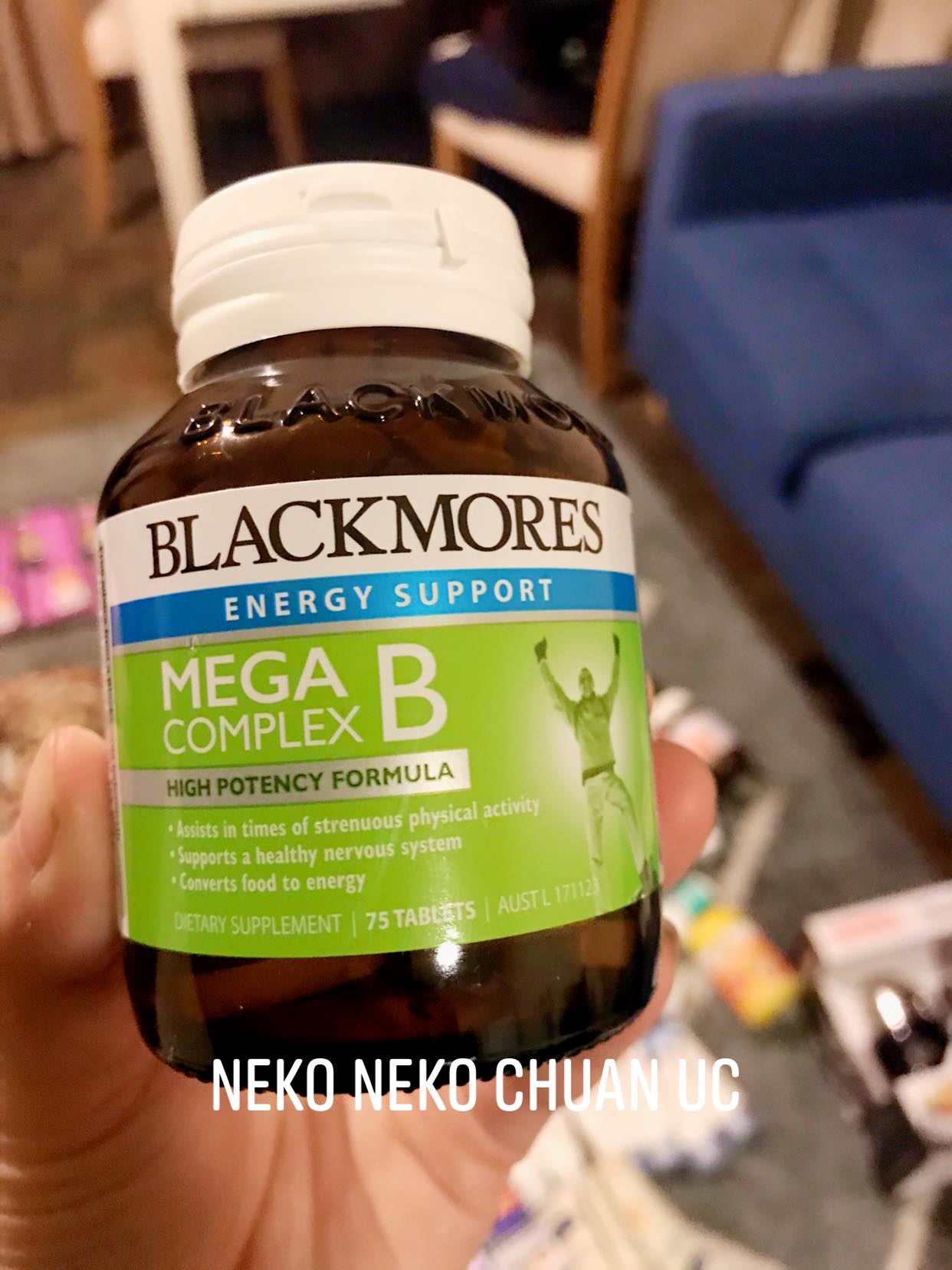 Vitamin B tổng hợp Blackmores Mega B Complex 75 viên