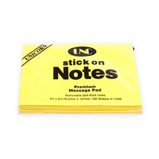 Giấy note ghi chú unc nhiều kích thước - 100 tờ