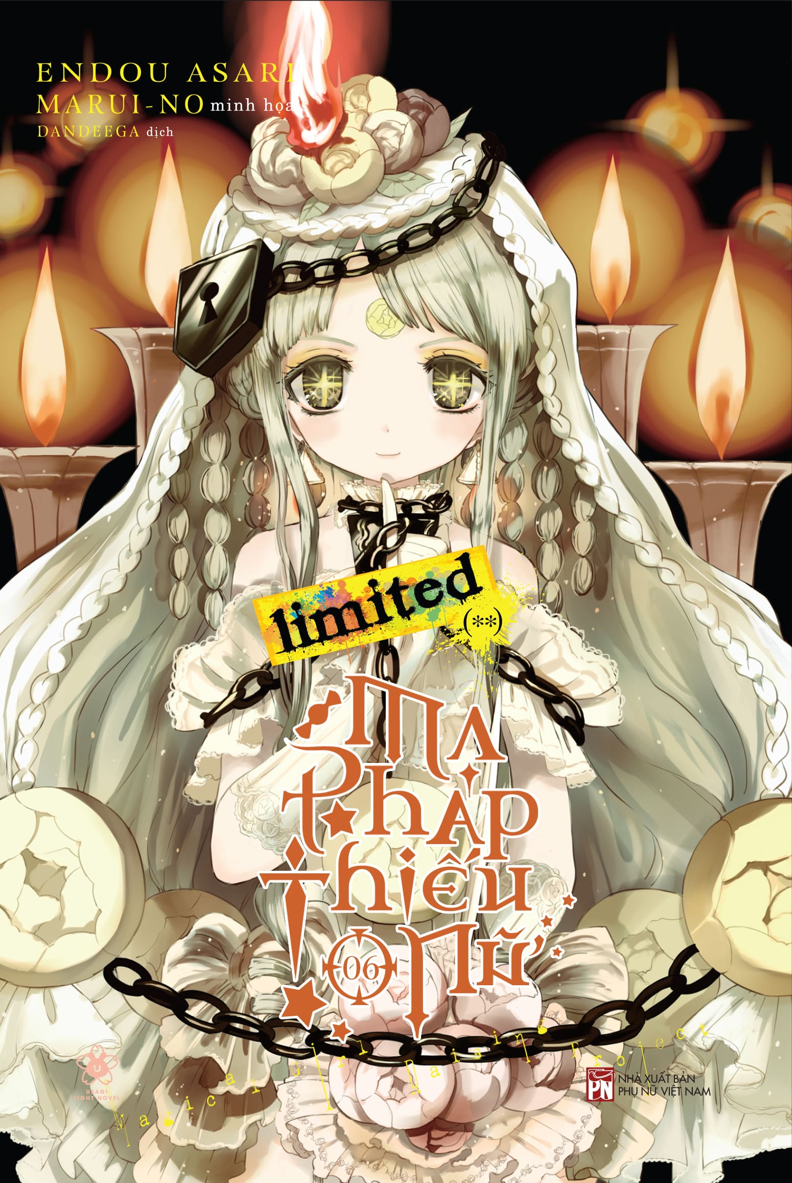 Sách light novel - tập 6 ma pháp thiếu nữ - endou asari