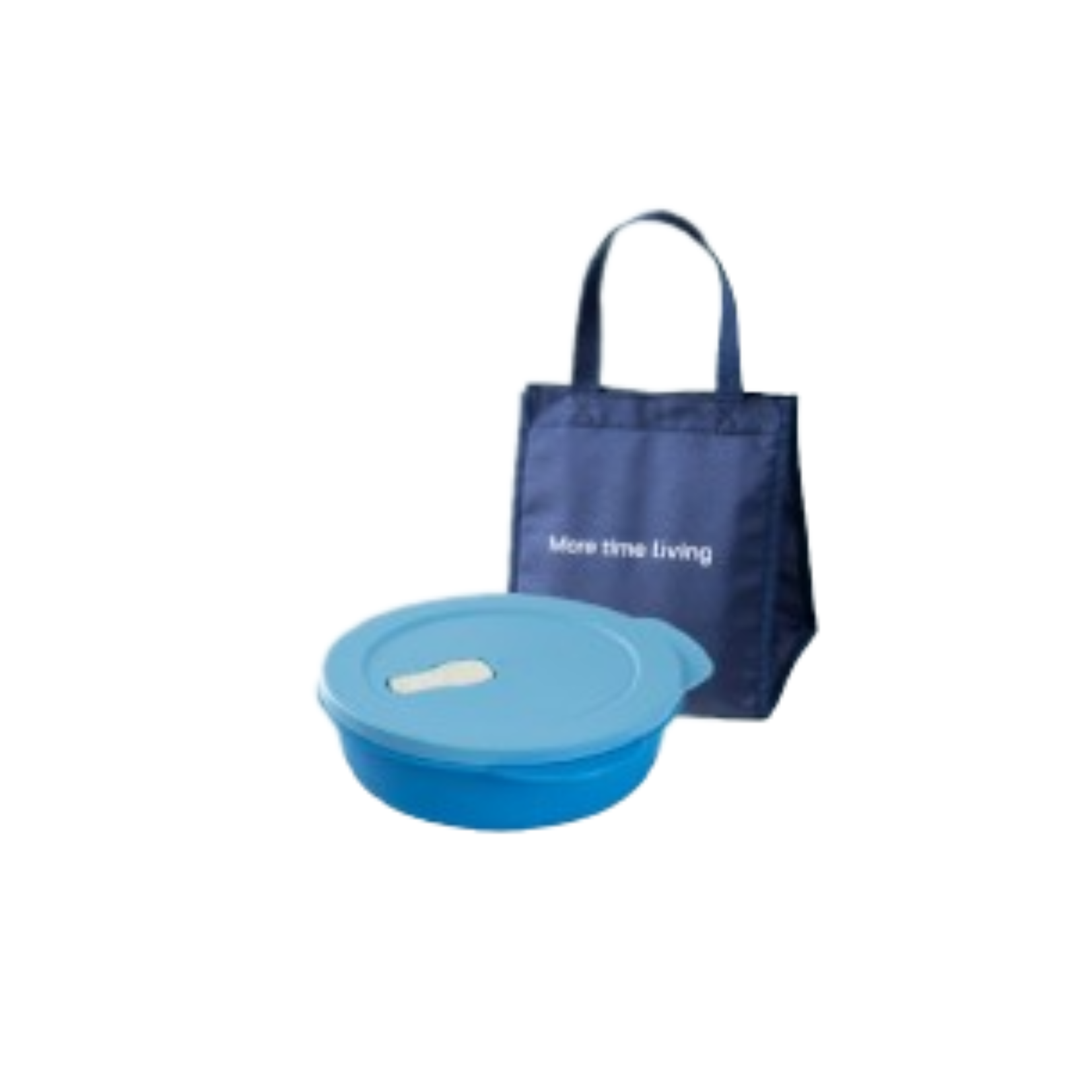Bộ Hộp Cơm Chia Ngăn Tupperware Crystalwave Lunch Set (gồm túi xách, hộp cơm, muỗng nĩa)