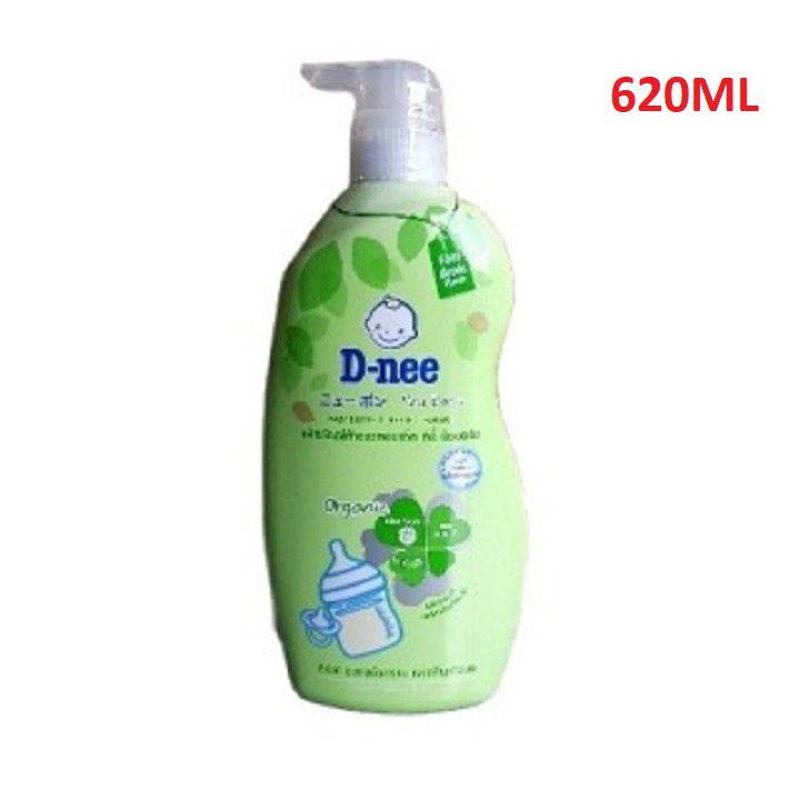 Nước Rửa Bình Sữa Dnee Dạng Chai 620ml Mẫu Mới