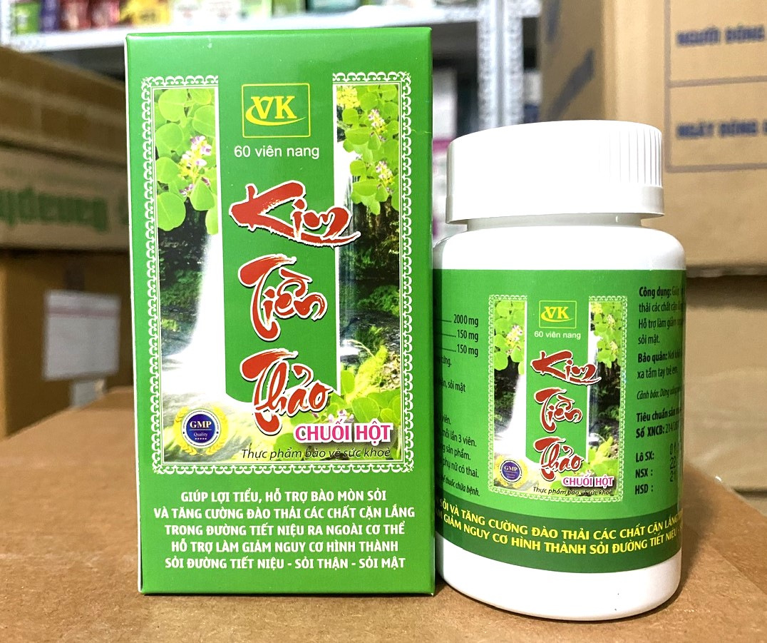 Il Kim tiền thảo chuối hột hỗ trợ giảm sỏi thận, sỏi bàng quang, sỏi mật, sỏi đường tiết niệu tkiem
