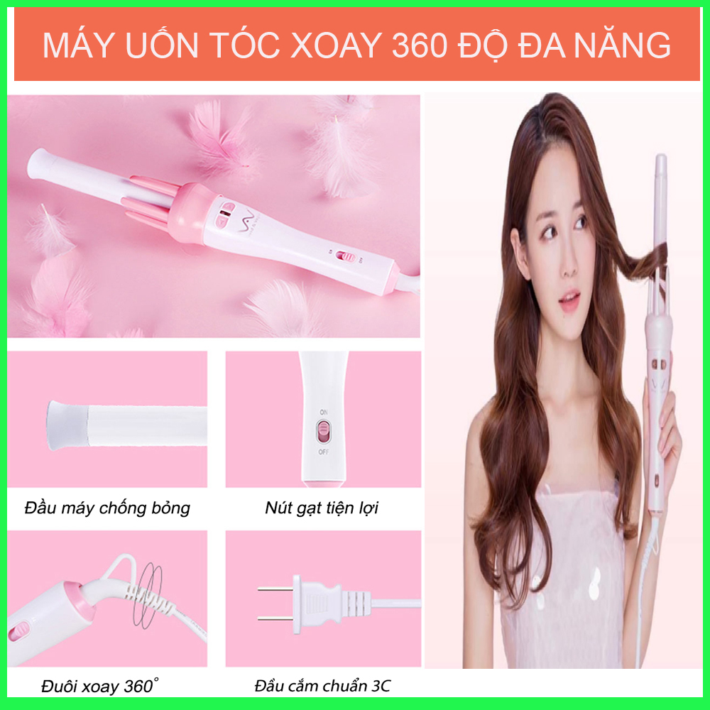 Với máy uốn tóc tự xoay, bạn sẽ không còn phải lo lắng về việc tự xoay tay để tạo kiểu tóc. Chỉ cần đặt máy lên tóc và bật nó lên, kết quả sẽ khiến bạn ngỡ ngàng. Hãy xem hình ảnh để trải nghiệm lợi ích của máy uốn tóc tự xoay!