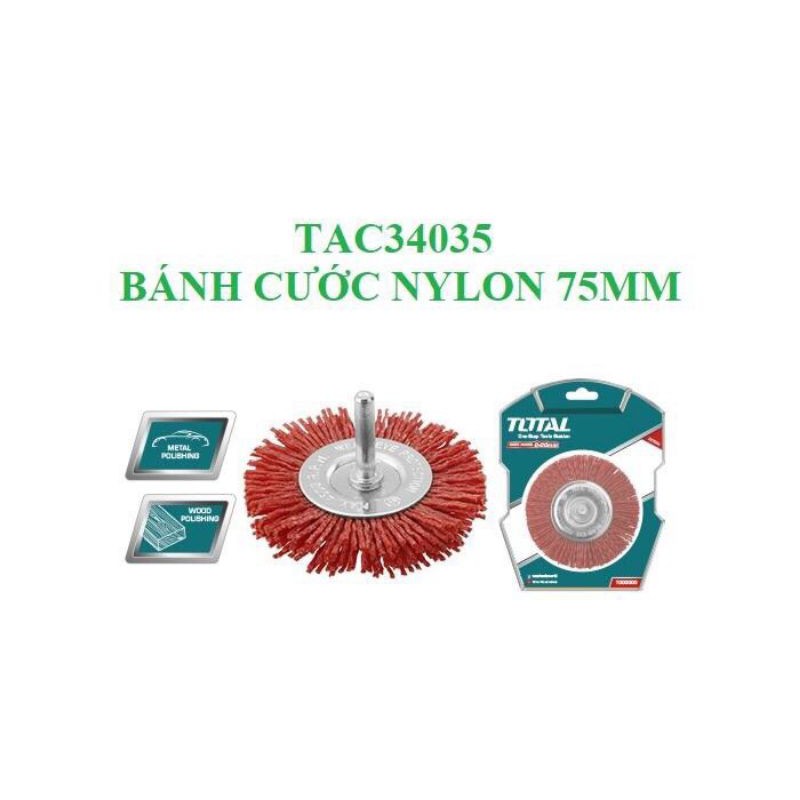 BÁNH CƯỚC NILON 75MM TỚI 100MM TOTAL