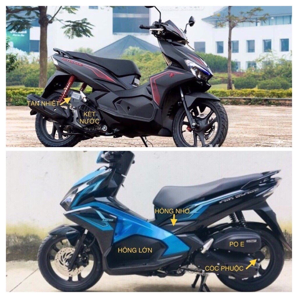 ỐP BẦU E ( ỐP LỌC GIÓ ) DÙNG CHO XE XE AB 2016 2017 2018 2019 CACBON
