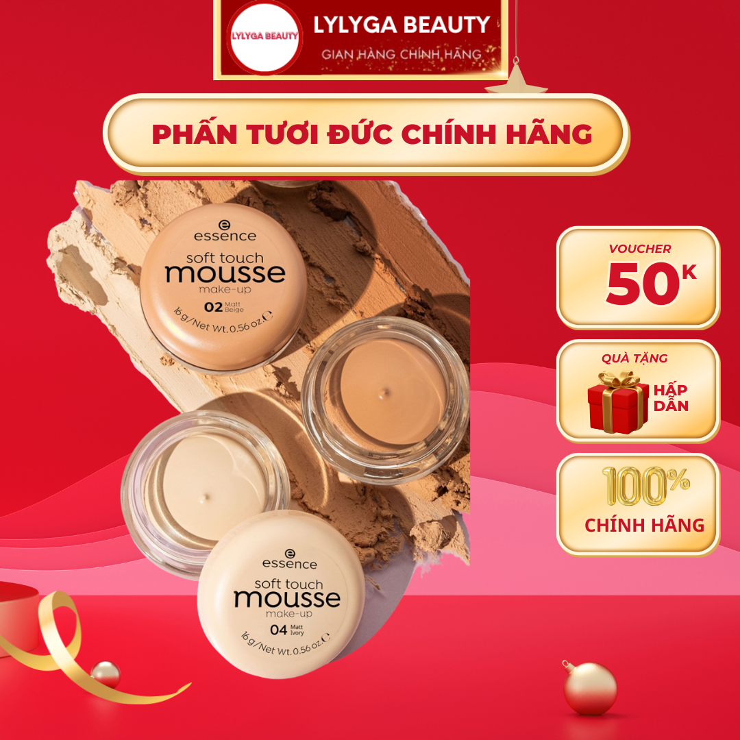 Phấn tươi Đức Essence soft touch mouse ( màu sáng 04)- LYLYGA BEAUTY