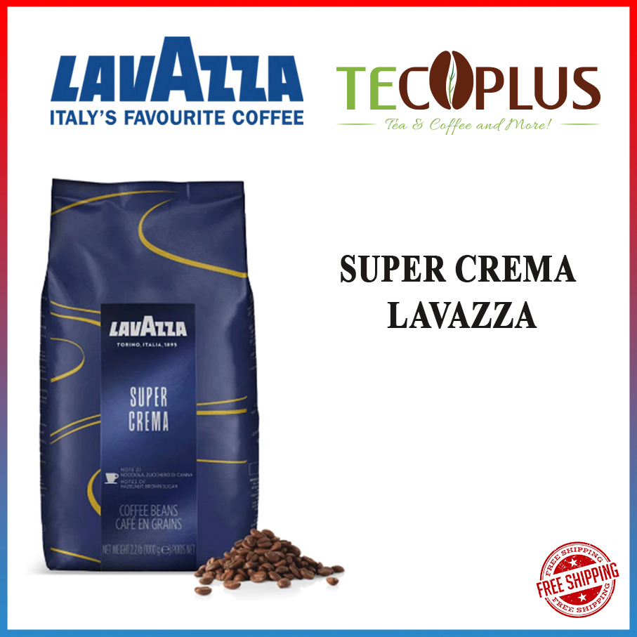 [HÀNG CHÍNH HÃNG] CÀ PHÊ SUPER CREMA LAVAZZA - CÀ PHÊ HẠT GÓI 1KG