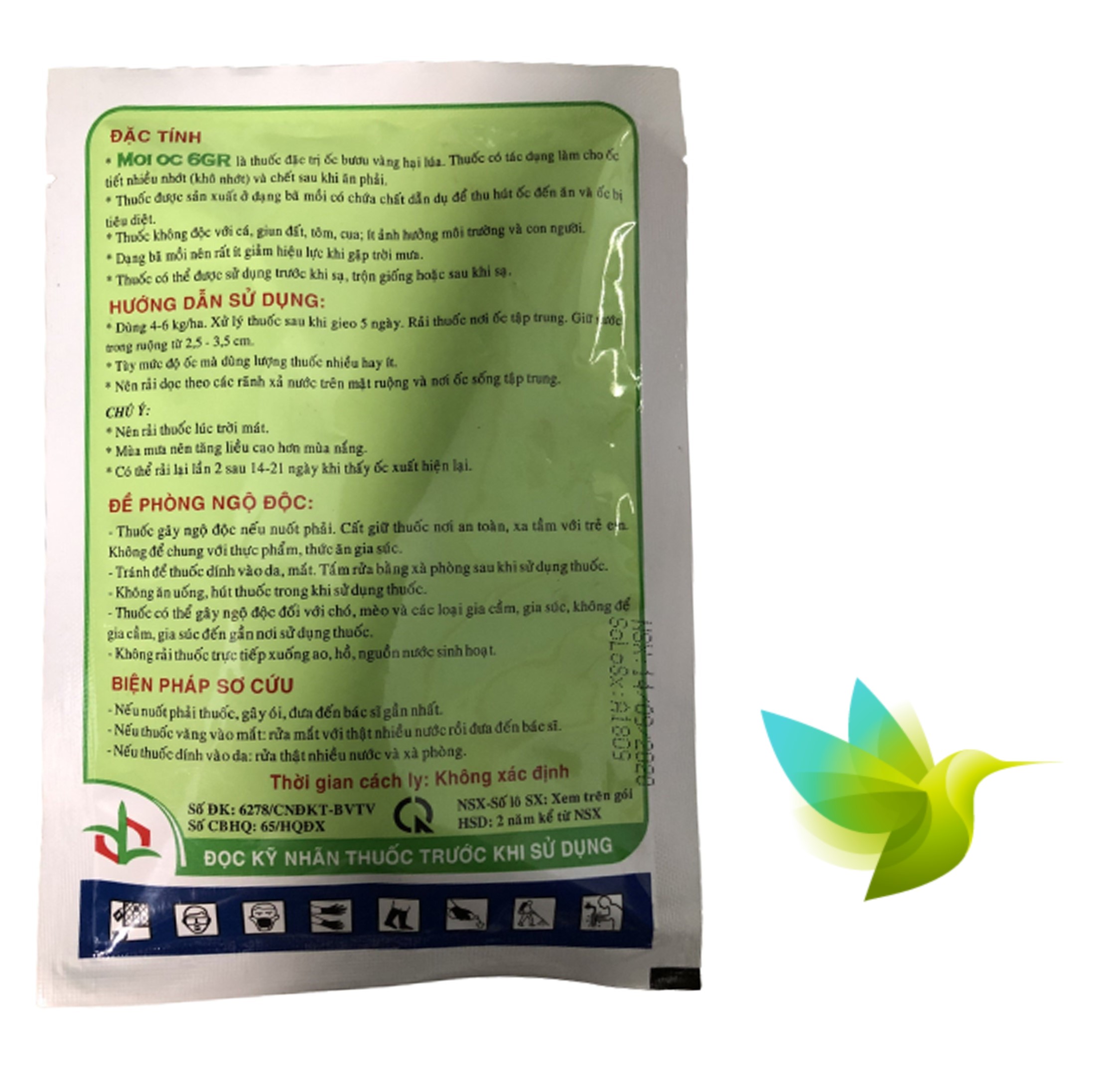 Thuốc Trừ Ốc Moi Oc 6GR - #086B# 100g