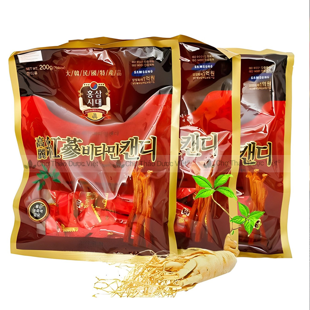 Kẹo hồng sâm Hàn Quốc- Chợ Thảo Dược Việt