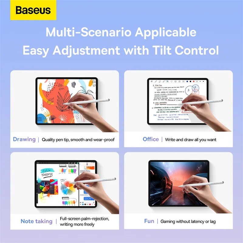 Bút cảm ứng điện dung Baseus Smooth Writing Capacitive Stylus dùng cho i.P.a.d.Pro