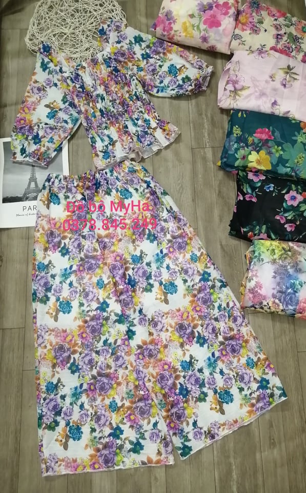 [HCM]Sét tiểu thư hoa voan Thái