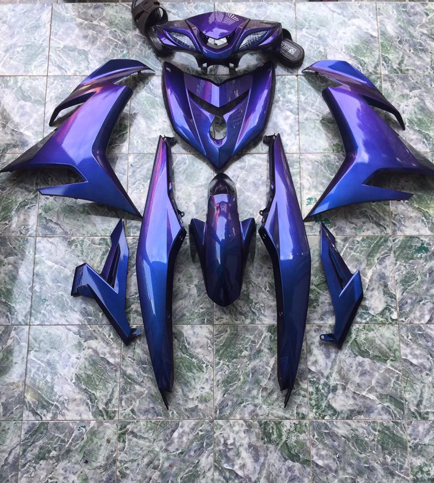 Sơn xịt Samurai T901 màu tím  3D