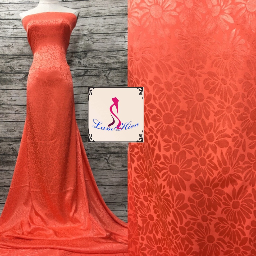 Vải gấm may áo dài, may áo bà ba cực đẹp