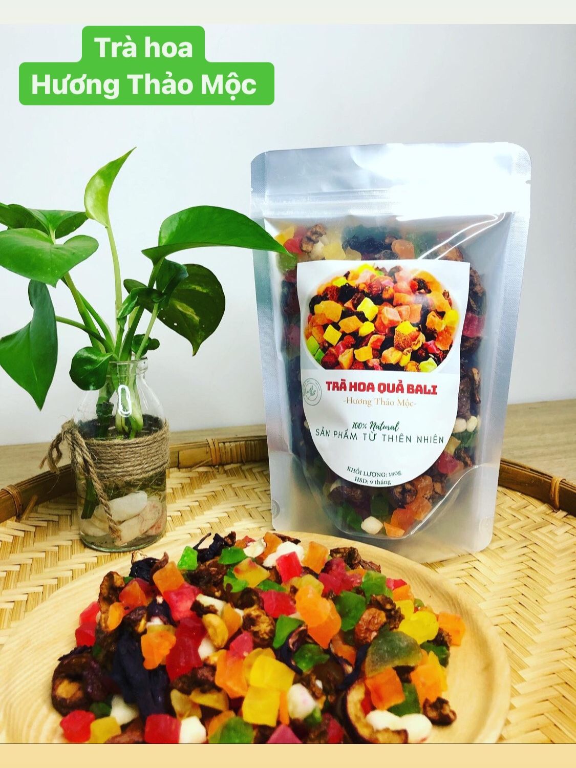 Trà Hoa Quả Bali - Trà Hoa Natural Thảo Mộc