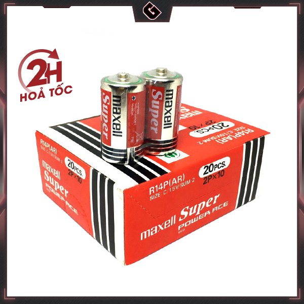 Pin Maxell R14P / AR (Pin Trung) - Hàng Chính Hãng