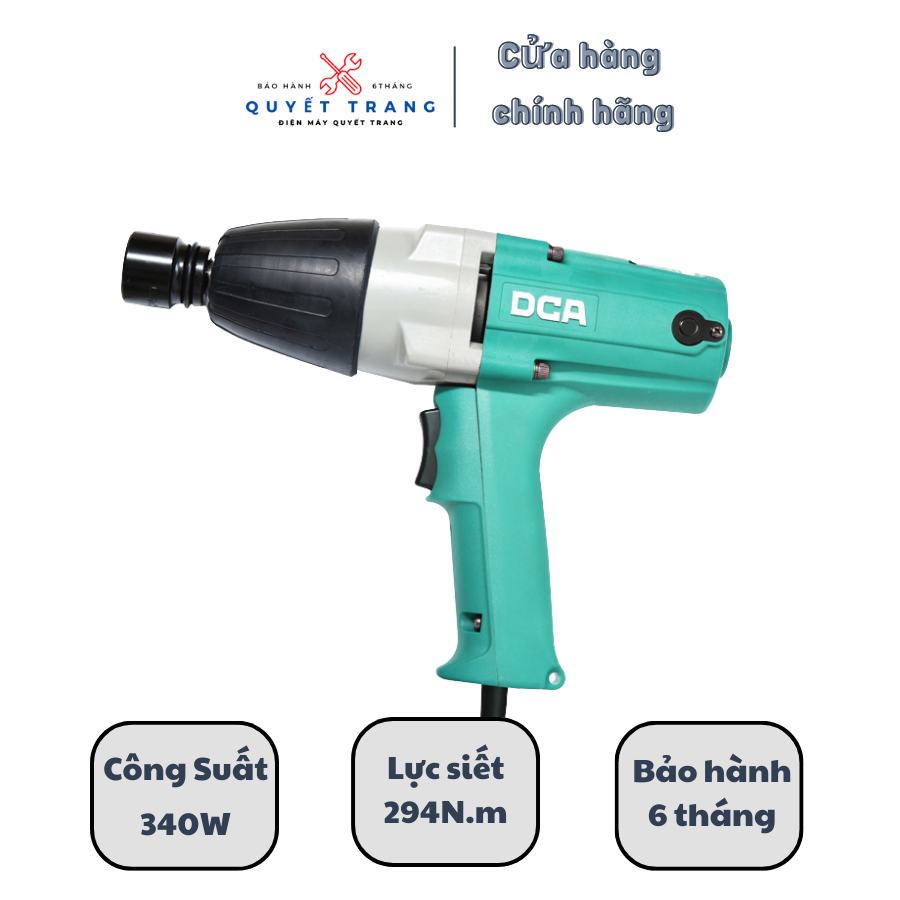 Máy siết bulong điện dca apb20c bắn ốc chạy điện công suất 340w có chỉnh tốc độ chính hãng dca
