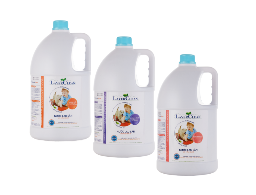 [THANH LÝ] Nước lau sàn hữu cơ Layer Clean chai 5L
