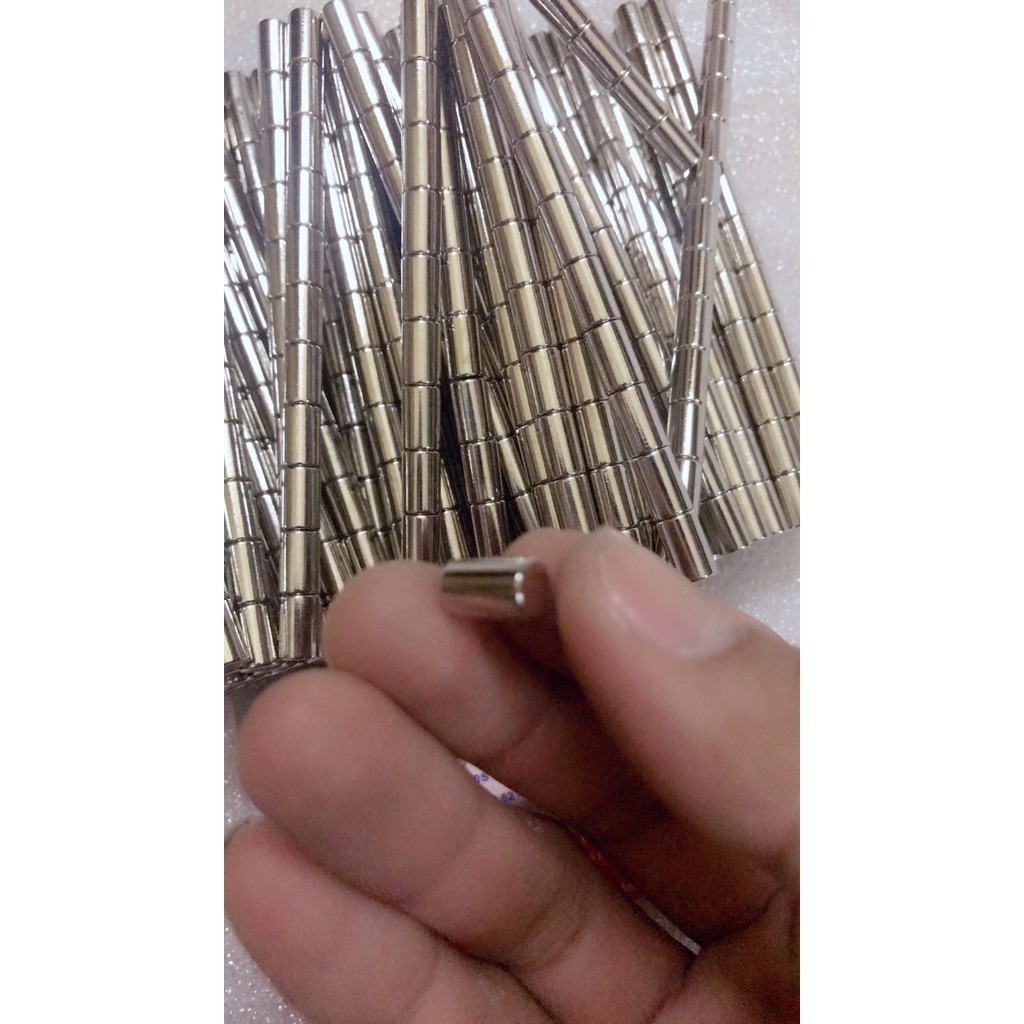 Nam châm viên D6x10mm ( set 10 viên )