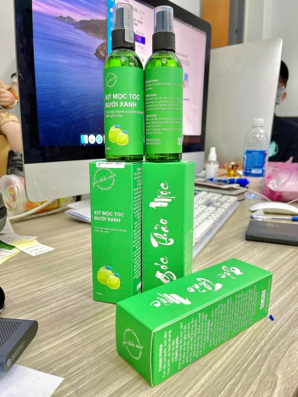 Xịt mọc tóc bưởi xanh 100ml