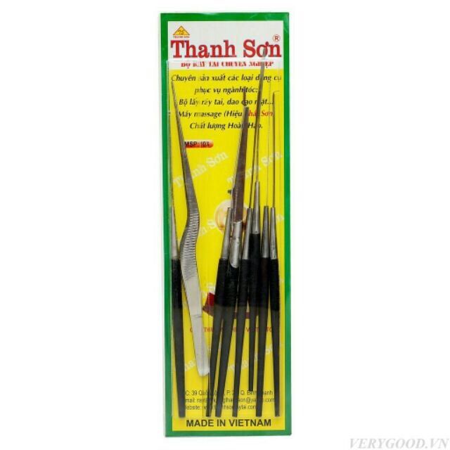Bộ lấy ráy tai cao cấp 8 món Thanh Sơn Loại vỉ