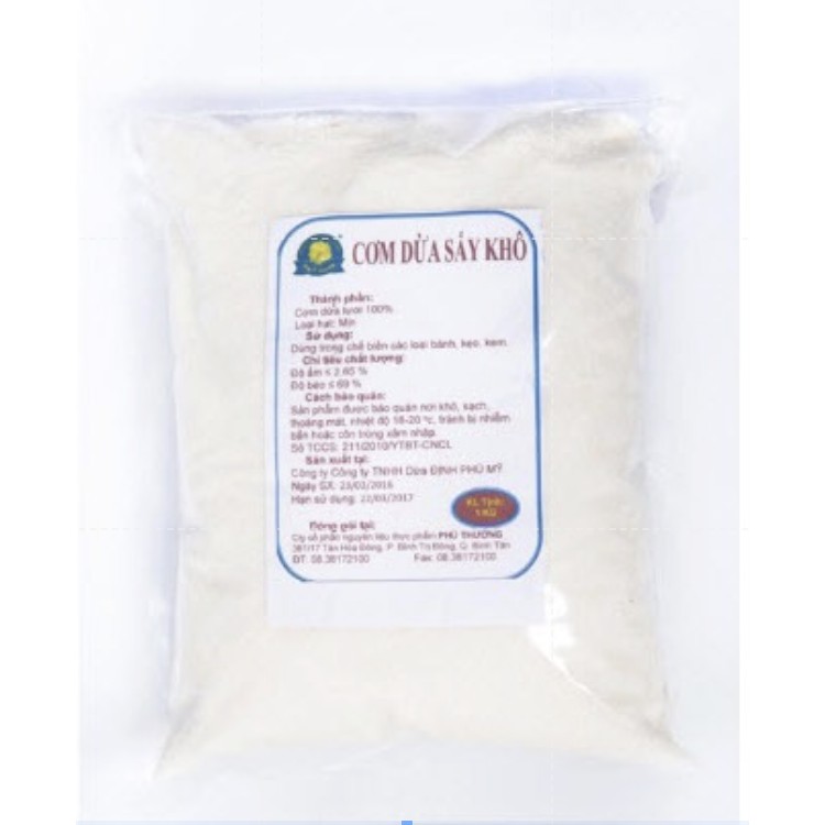 [HCM]Cơm dừa sấy khô 100gr