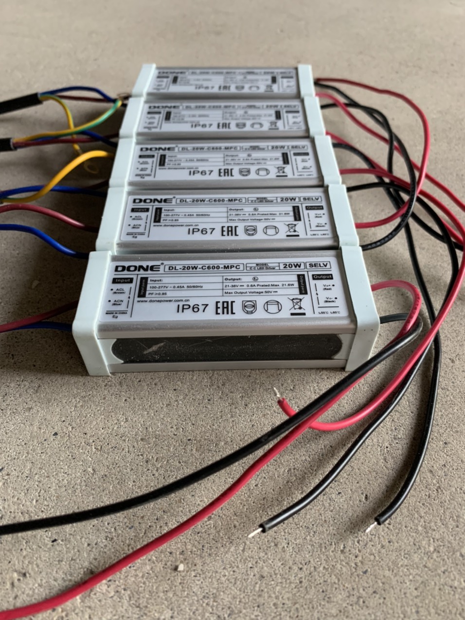 Driver LED DONE MPC 20W cho lắp ráp đèn LED