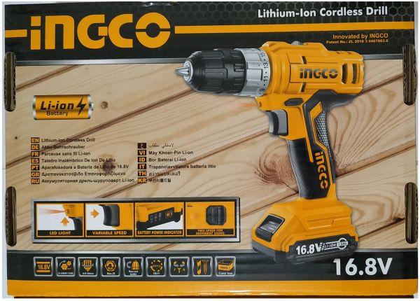 16.8V Máy khoan vặn vít dùng pin INGCO CDLI1612