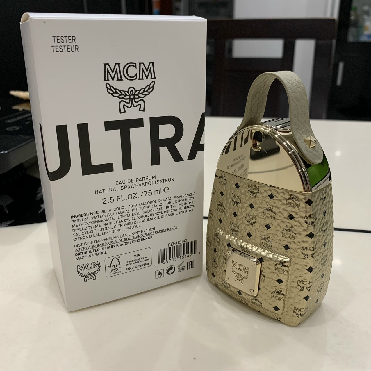 Nước Hoa MCM Ultra Eau De Parfum 75ml Tester