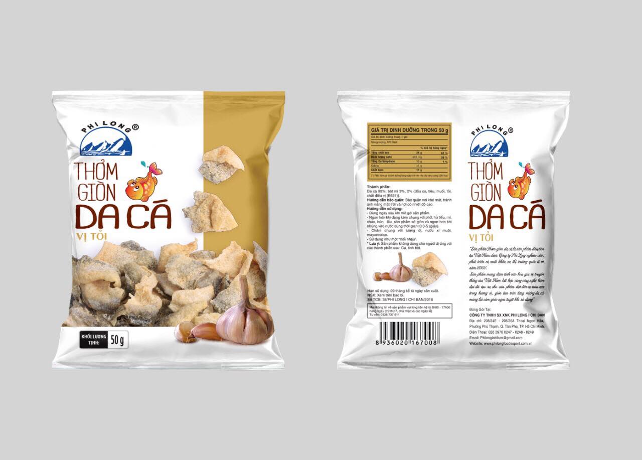 Da cá vị tỏi 50gr