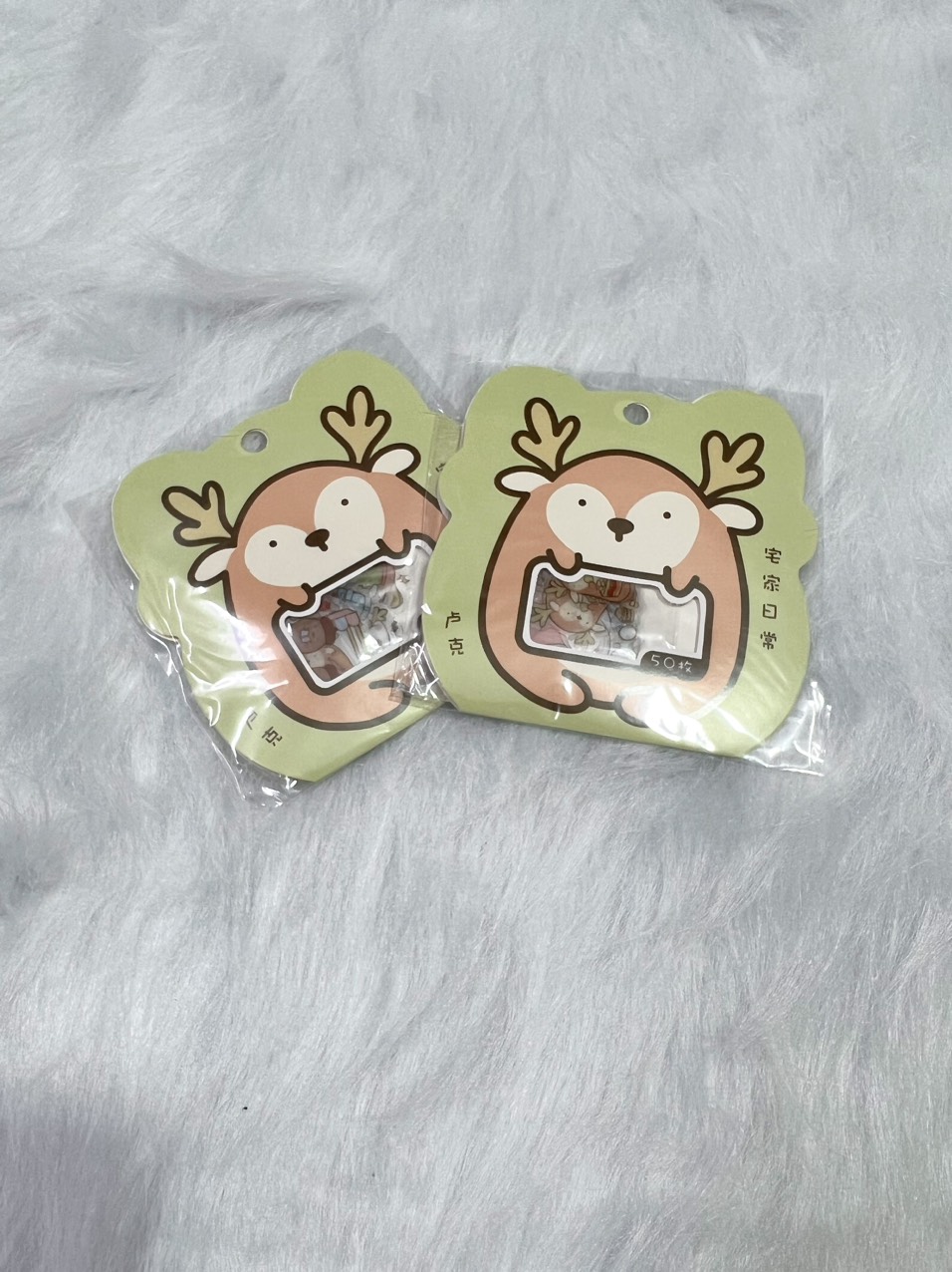 gói 50 miếng sticker molang phiên bản mới