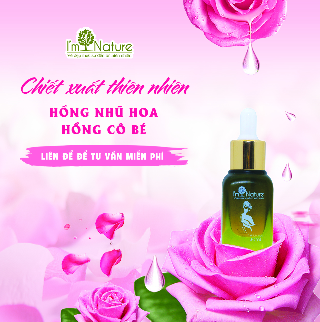 Serum Làm Hồng Môi - Nhũ Hoa - Vùng Kín