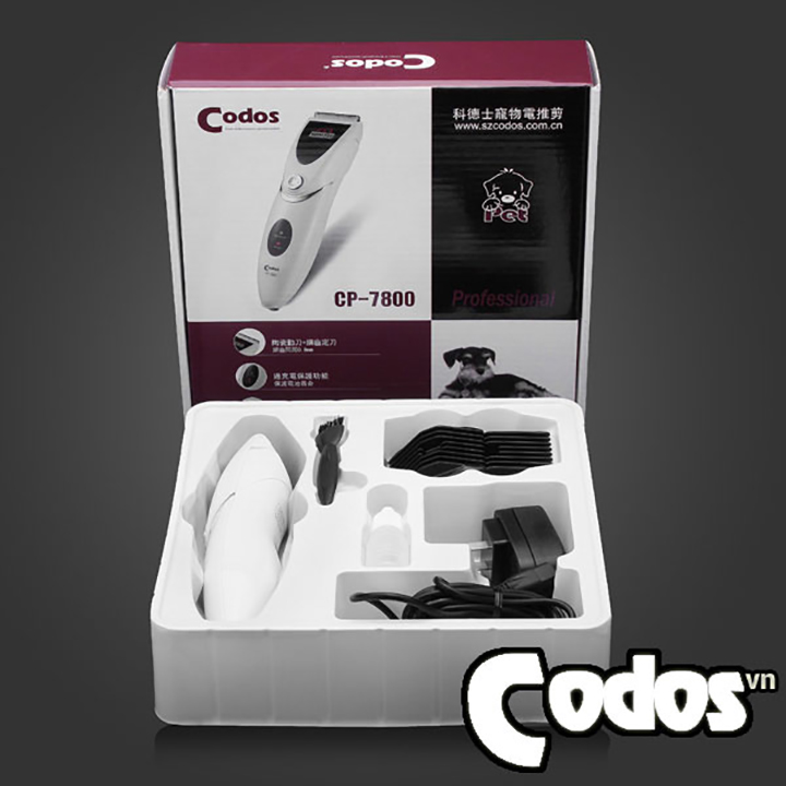 Tông đơ cắt tỉa lông cho chó mèo Codos CP 6800 chính hãng Kỳ Nam nhập khẩu - CutePets