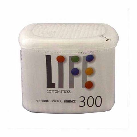 Bông tăm cao cấp Nhật Bản Life 300 que