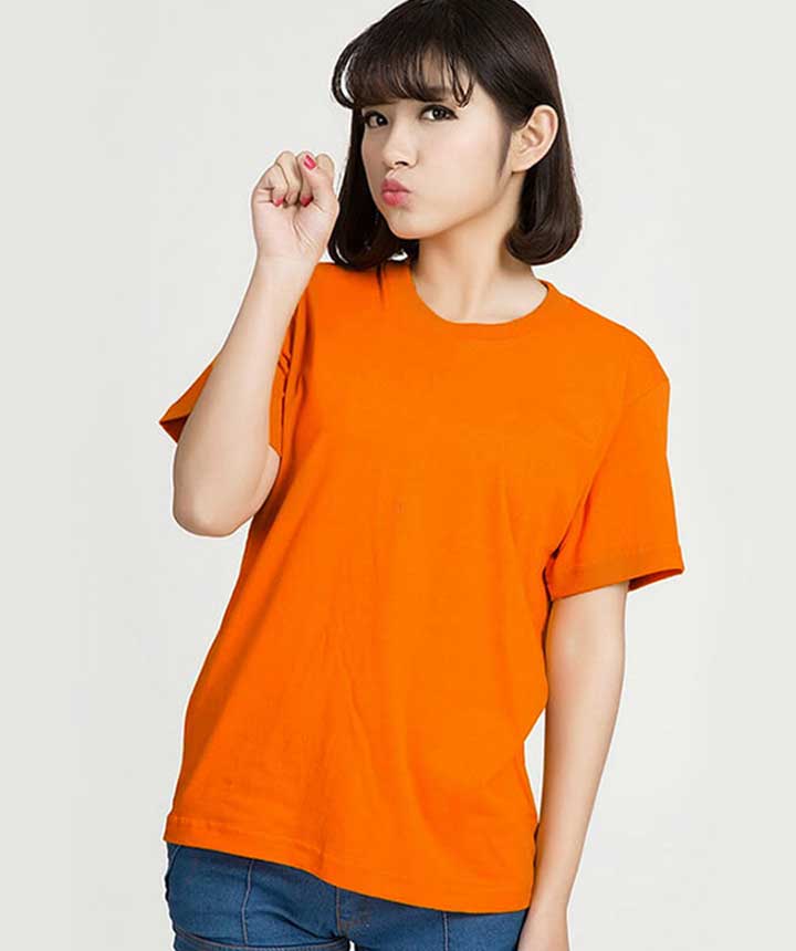 áo thun trơn nữ mịn mát co dãn 4 chiều  size 35-90kg