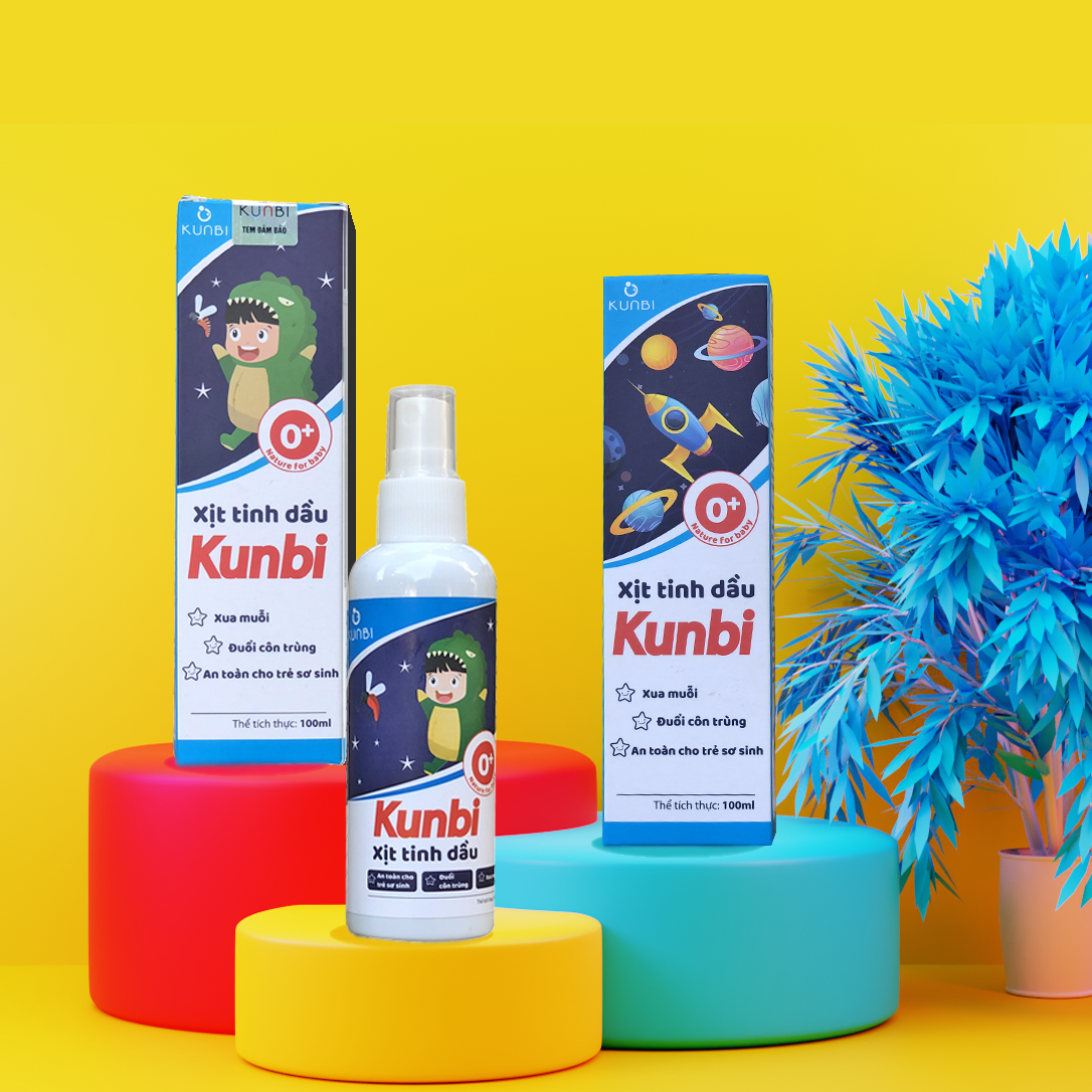 Xịt tinh dầu đuổi muỗi và côn trùng Kunbi