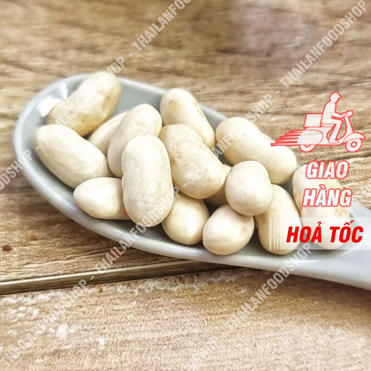 Đậu Trắng Tây Túi 500Gram (White Kidney Beans/ Đậu Thận/ Đậu Đà Lạt / Đậu Ngự)