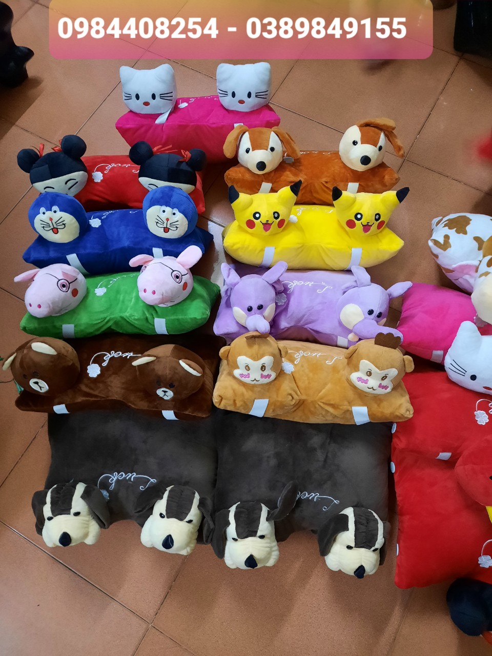 Gối đi xe máy cho bé (Loại 2 đầu)