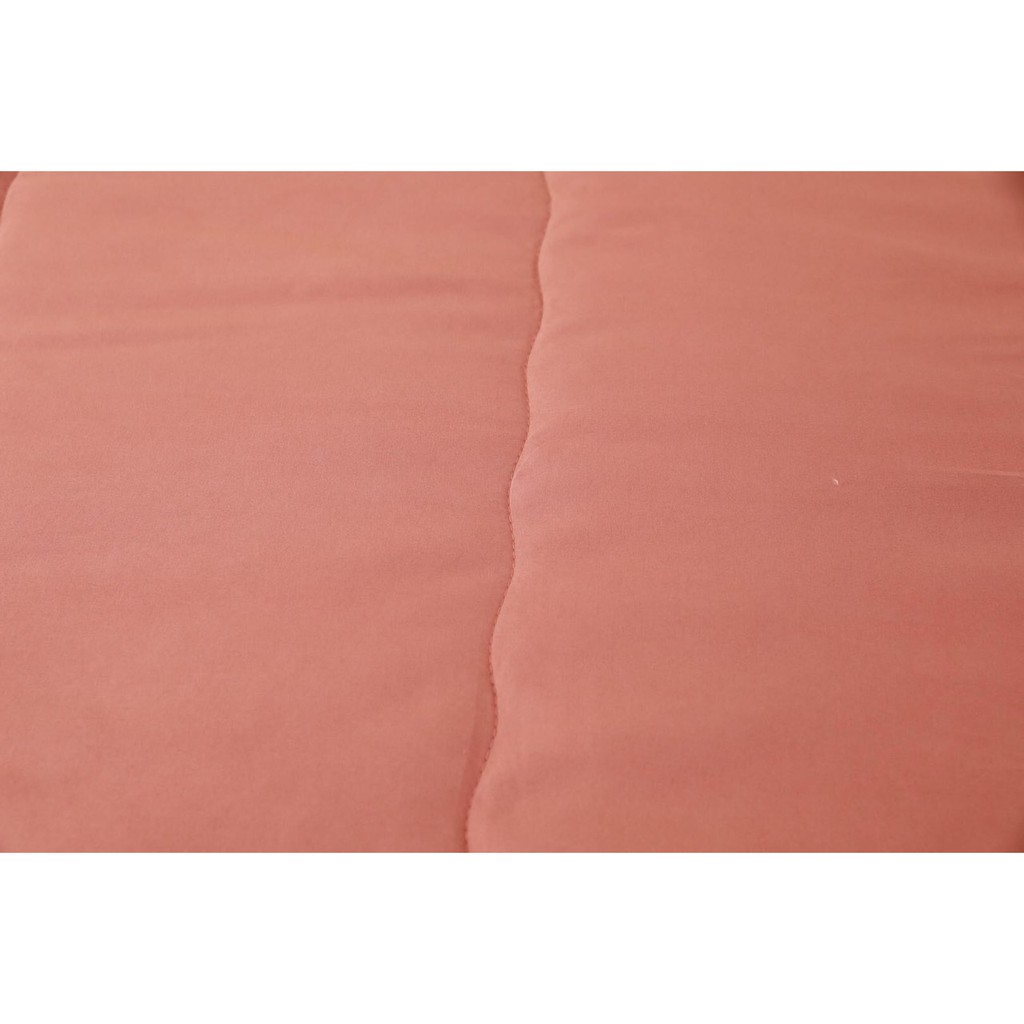 Bộ Chăn Ga Gối Cotton Đũi ( Chần Mền Hè) Màu Cam