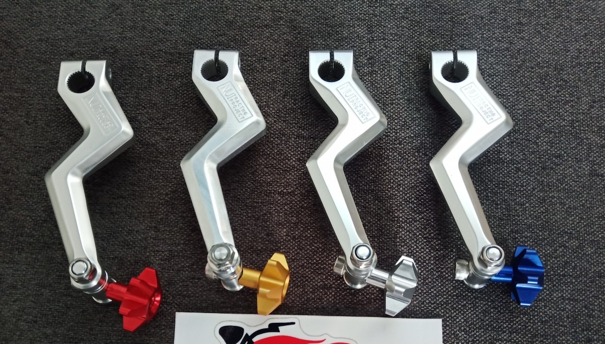 bas thắng sau wave sirius nui racing, bas thắng nui racing,100% nhôm CNC