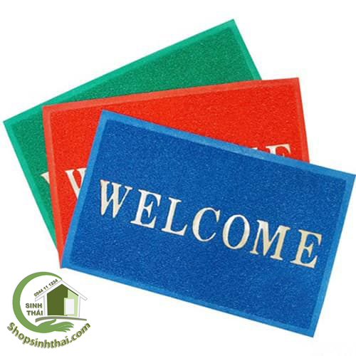 [HCM]Thảm Lau Chùi Chân Welcome 50x70cm