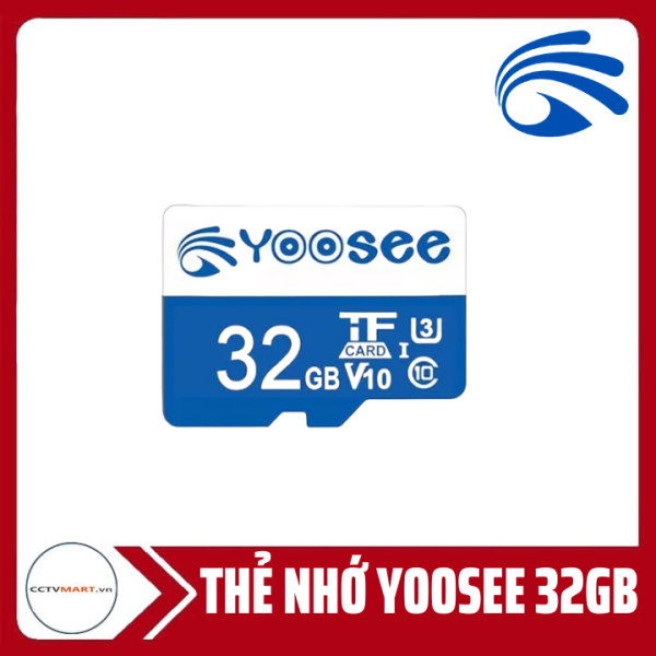 Thẻ Nhớ SDXC YOOSEE 32GB Class10-U3, Thẻ Nhớ Camera Wifi/Camera Hành Trình/Điện Thoại/ Máy Ảnh