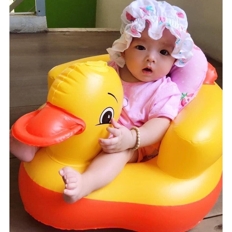 Ghế hơi tập ngồi cho bé hình vịt