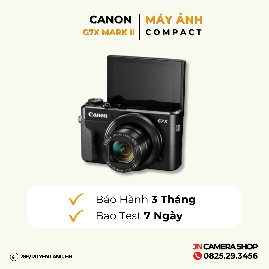 Máy ảnh canon G7X mark II - Máy 99% fullboxx